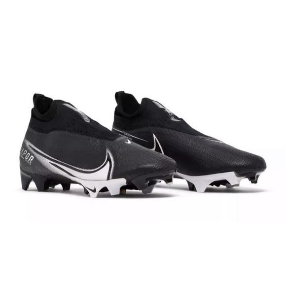 Nike Vapor Edge Elite 360 P Football Cleats Mens Size 13 Black White CV6282-009
